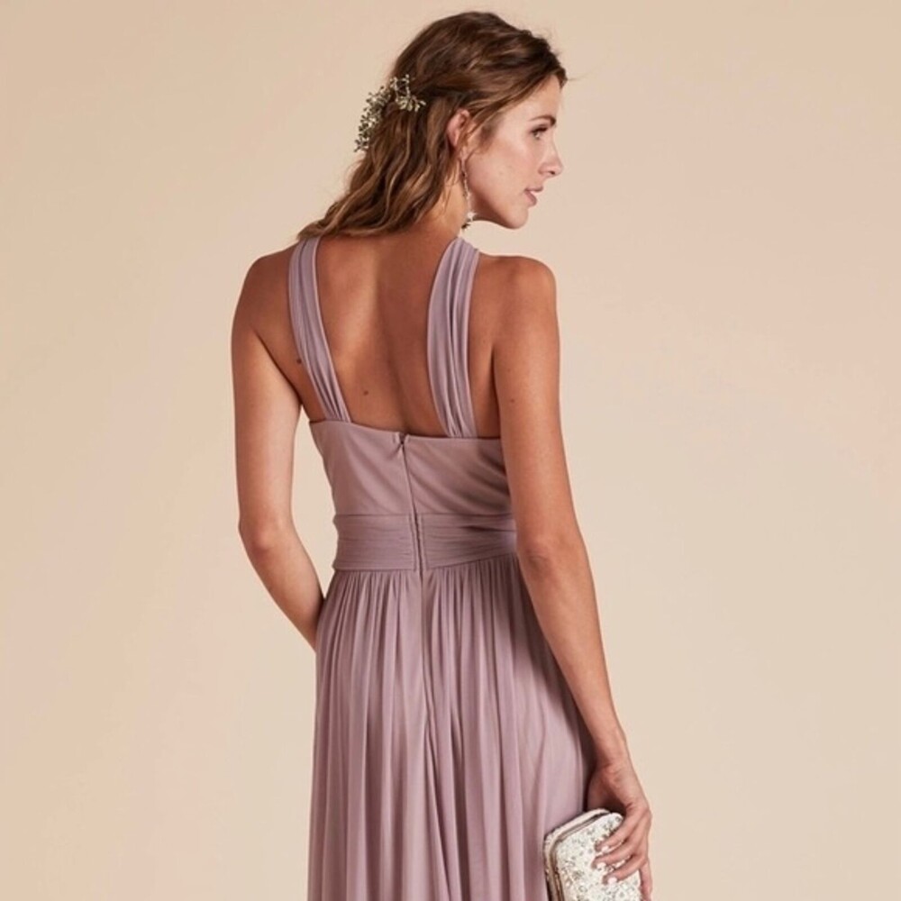Birdy Grey Kiko Halter Bridesmaid Dress In Mauve L - Picture 1 of 10